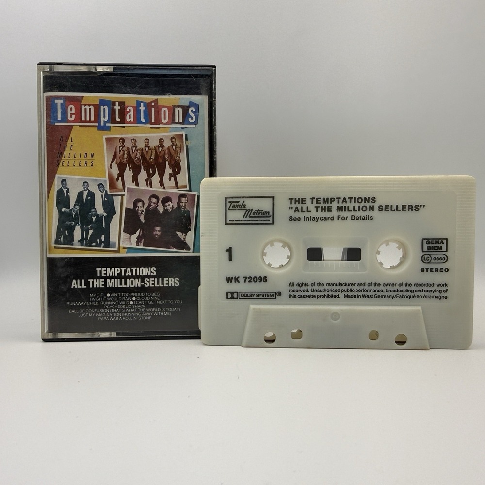 The Temptations Cassette Tape All The Million Sellers